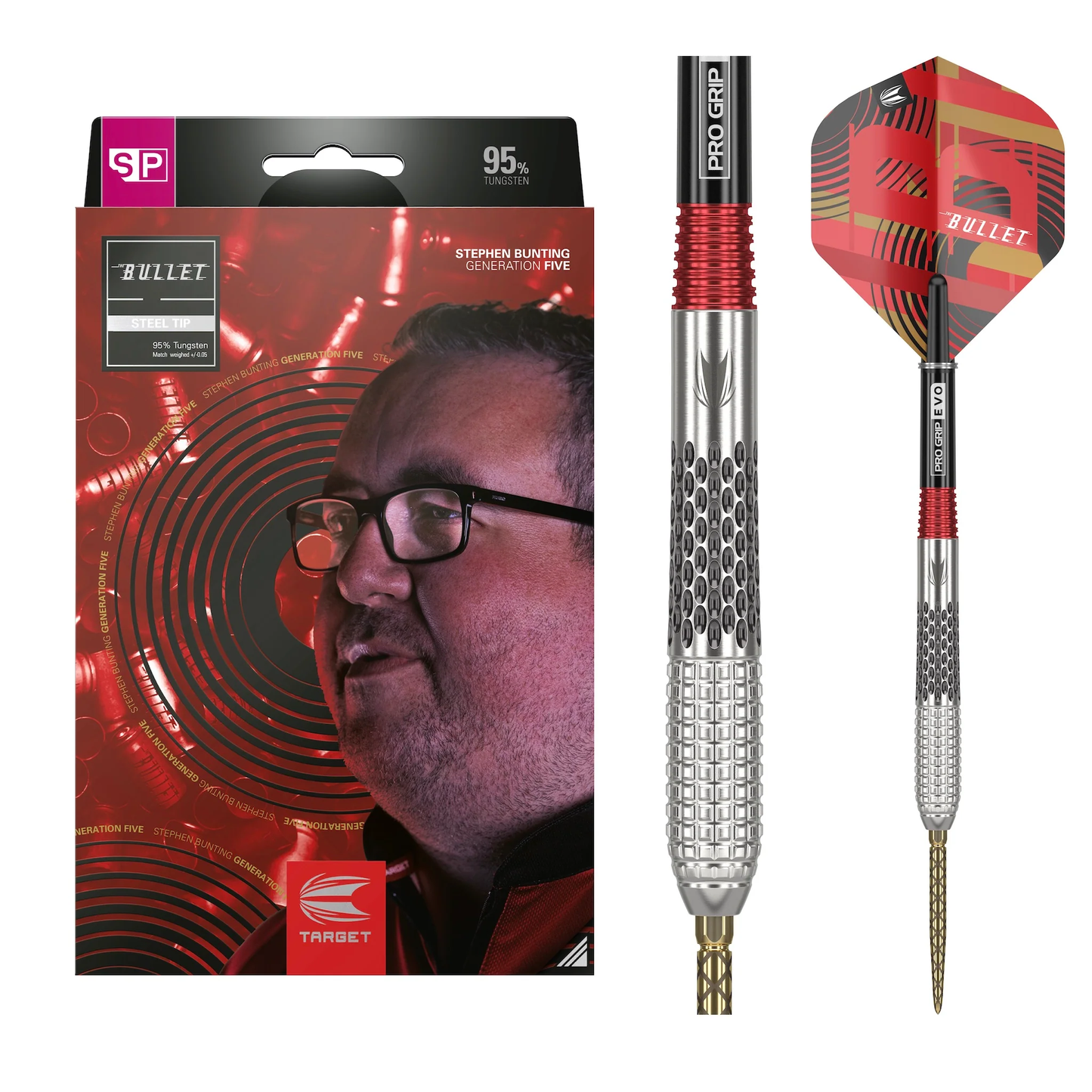 TARGET - Stephen Bunting G5 - 95% Tungsten - 23g 25g