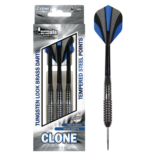 Formula Sports Clone Tungsten Brass Darts Steel Points100 Micron Flights