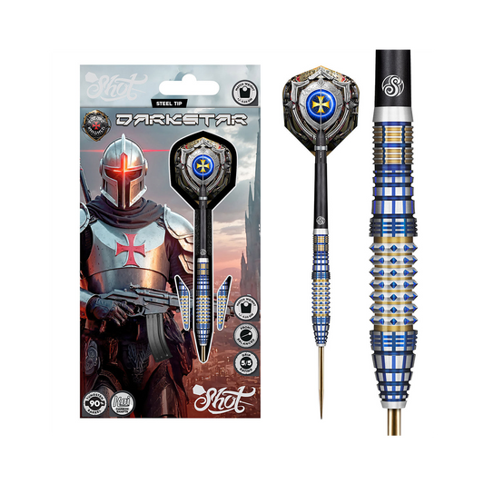 Shot - Future Knights Darkstar Darts - 90% Tungsten - 23g 24g 25g