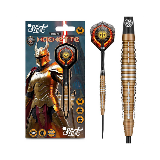 Shot - Future Knights Hachette Darts - 90% Tungsten - 23g 24g 25g