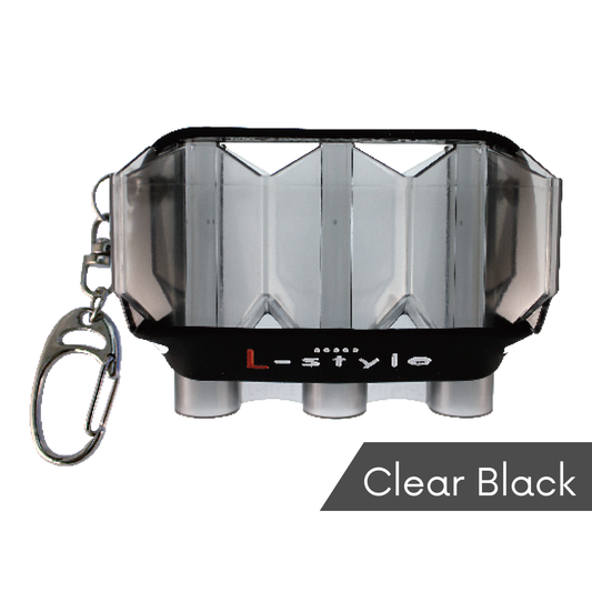 L-Style KRYSTAL Darts Case Clear Black