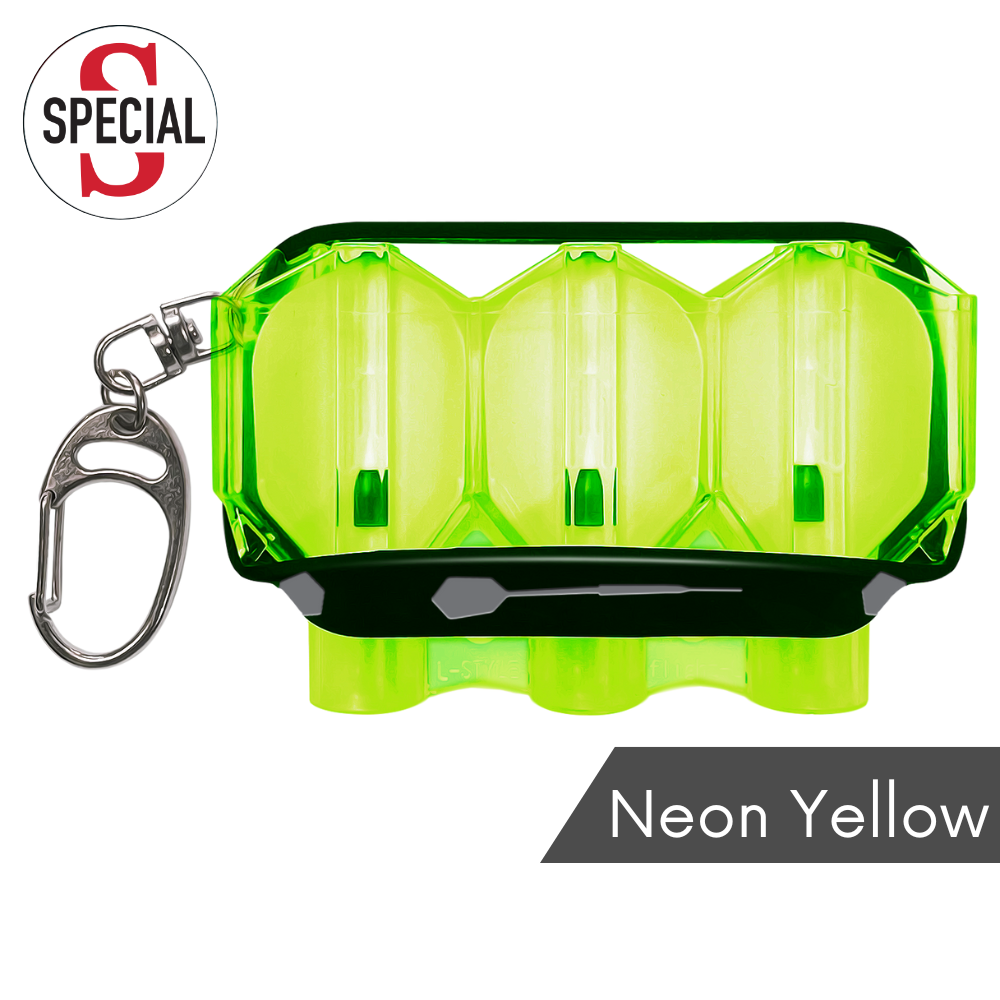 L-Style KRYSTAL Darts Case SP Neon Yellow