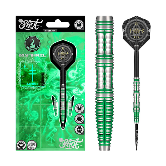 SHOT - ALCHEMY MYTHRIL DARTS - 90% TUNGSTEN - 23G 24G 25G