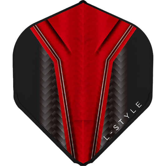 L-Style EZ Inception L1 Big Wing Dart Flights Red
