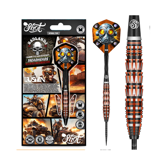 SHOT - BADLANDS RUSTIN 90% TUNGSTEN DARTS