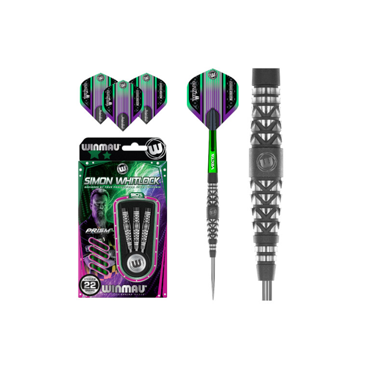 Simon Whitlock Shot Blast Darts 90% Tungsten Darts